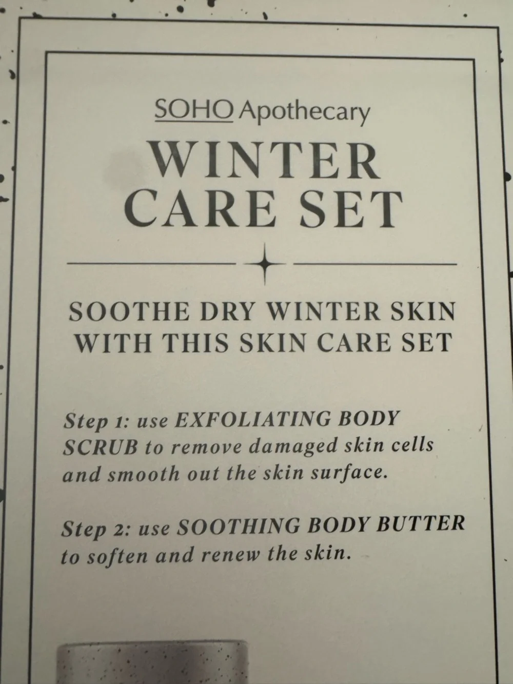 SOHO Apothecary Warm Vanilla Sugar Body Scrub & Body Butter Winter Care Set - Picture 11 of 12
